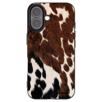 Picasee silikónový čierny obal pre Apple iPhone 16 - Rust