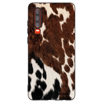 Picasee silikónový čierny obal pre Huawei P30 - Rust