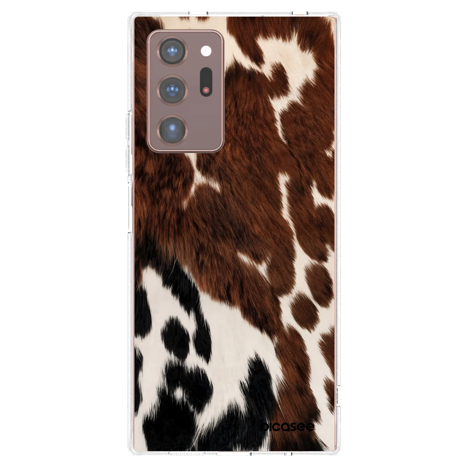 Picasee silikónový prehľadný obal pre Samsung Galaxy Note 20 Ultra - Rust