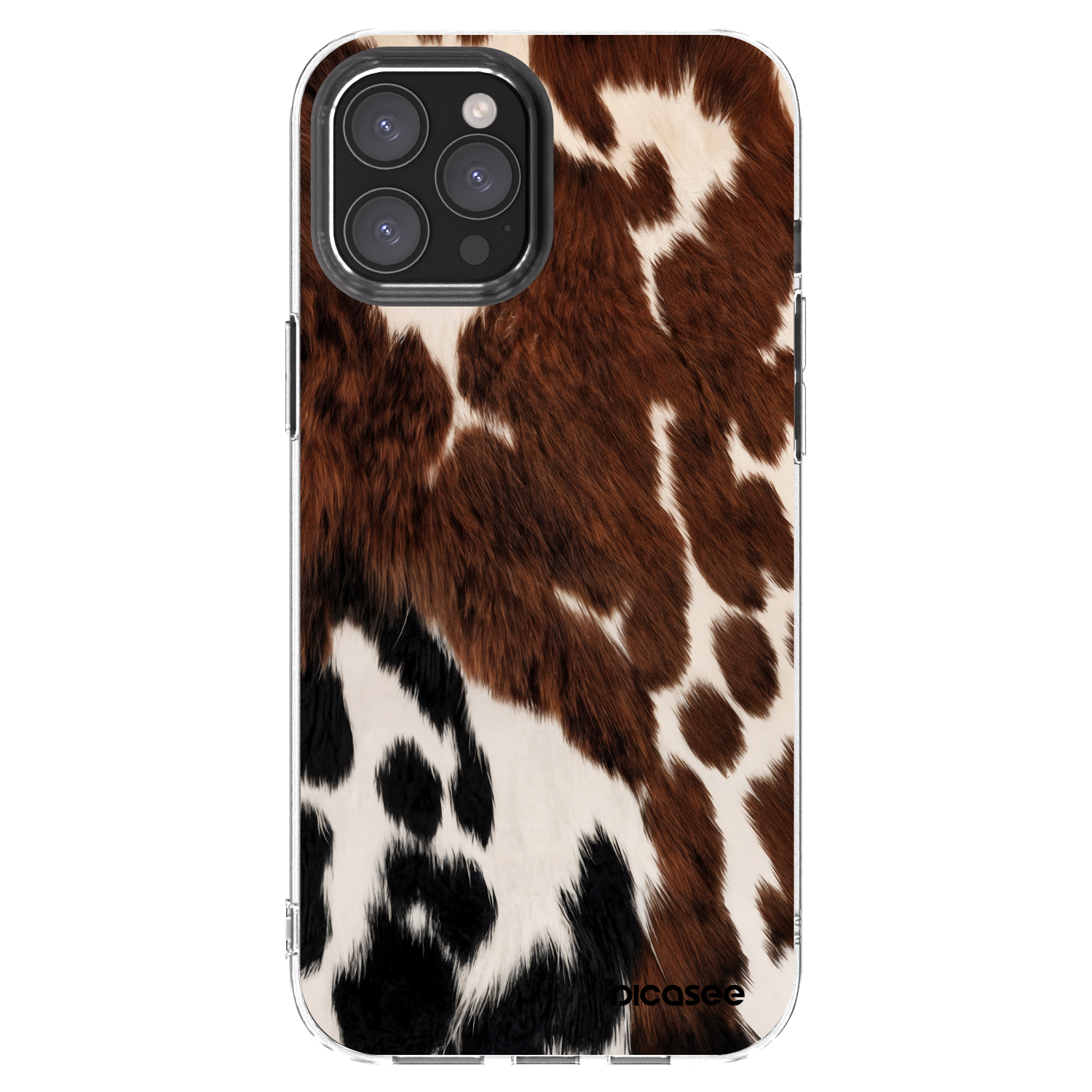Silikónový prehľadný obal pre Apple iPhone 12 Pro Max - Rust