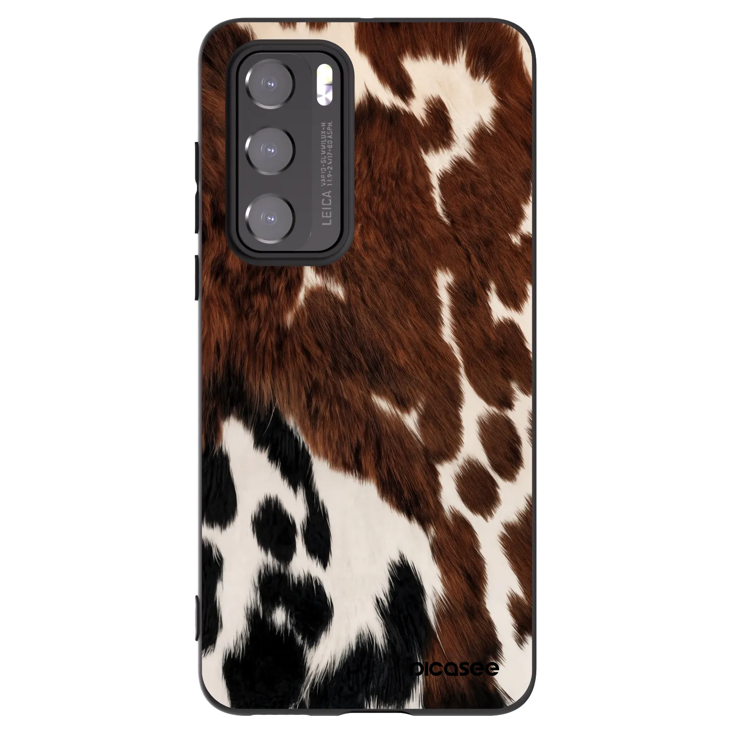 Picasee silikónový čierny obal pre Huawei P40 - Rust