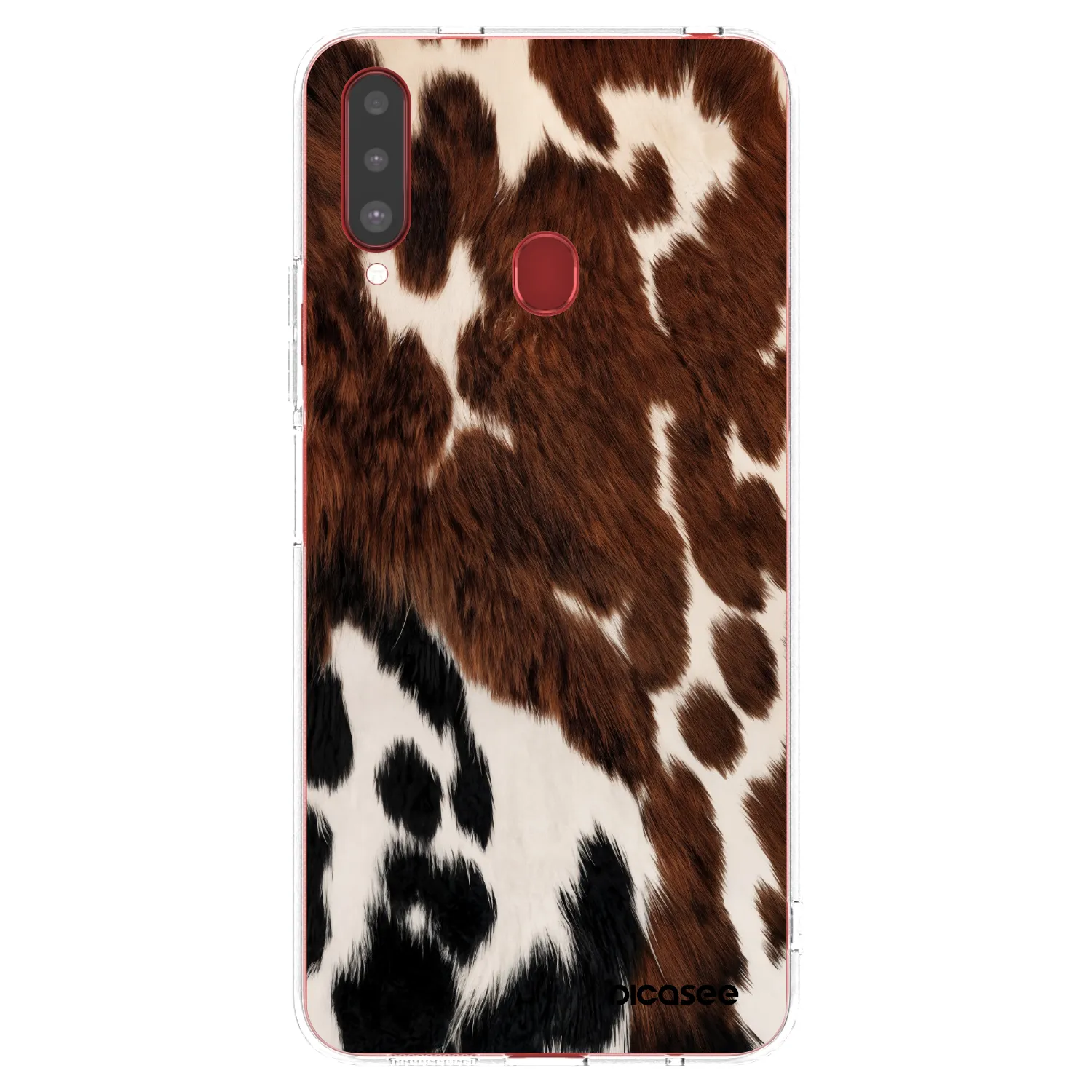 Picasee silikónový prehľadný obal pre Samsung Galaxy A20s - Rust