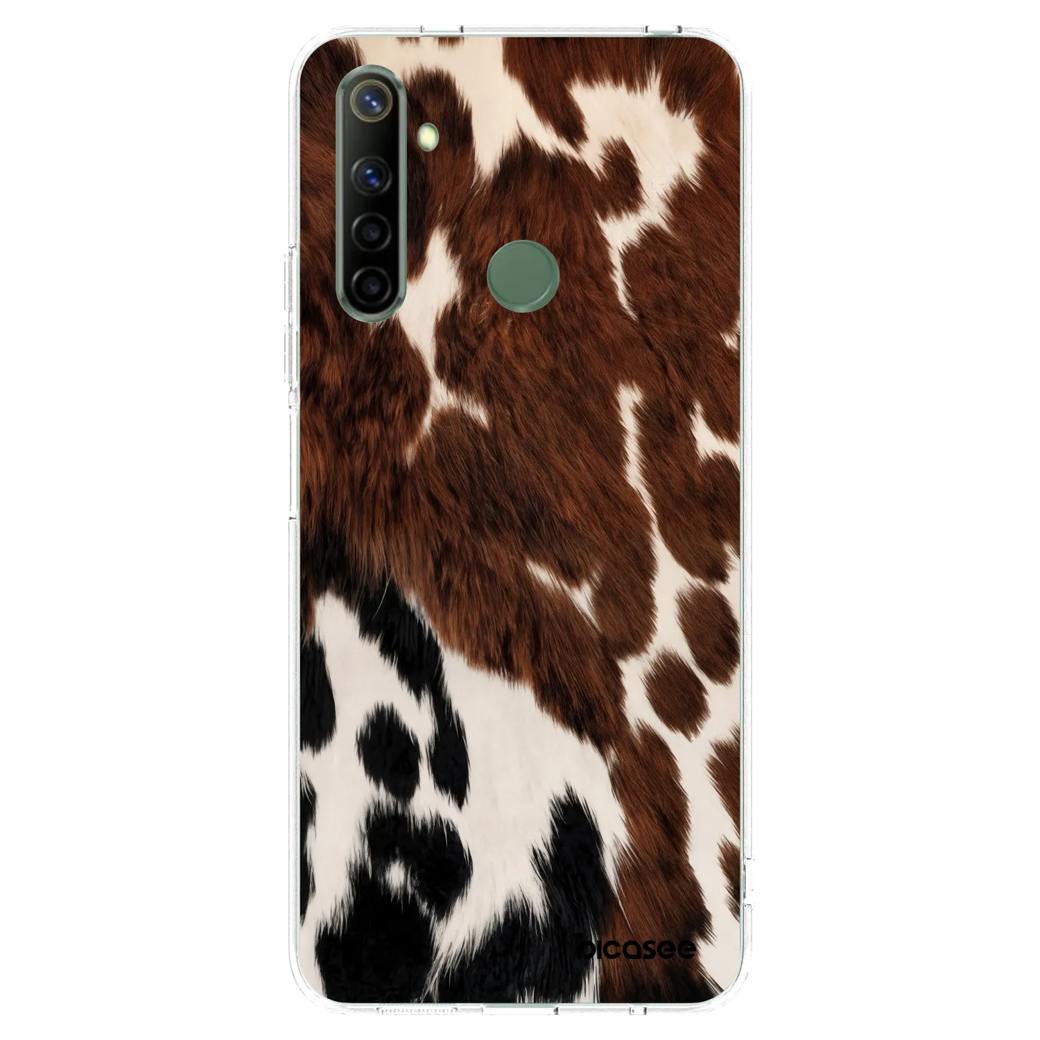 Picasee silikónový prehľadný obal pre Realme 6i - Rust