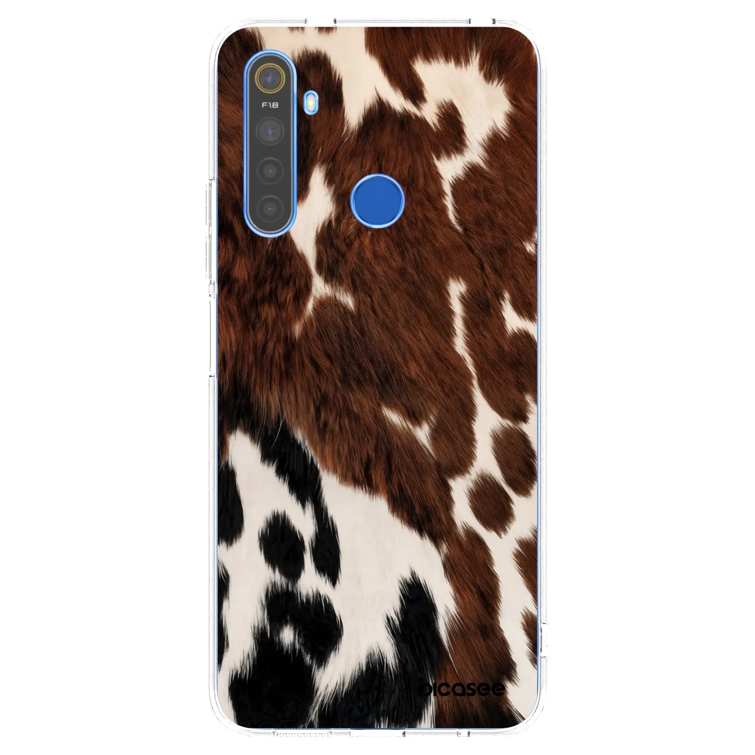 Picasee silikónový prehľadný obal pre Realme 5 - Rust