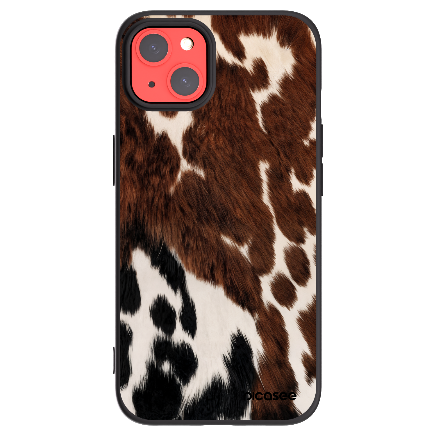 Picasee silikónový čierny obal pre Apple iPhone 13 - Rust