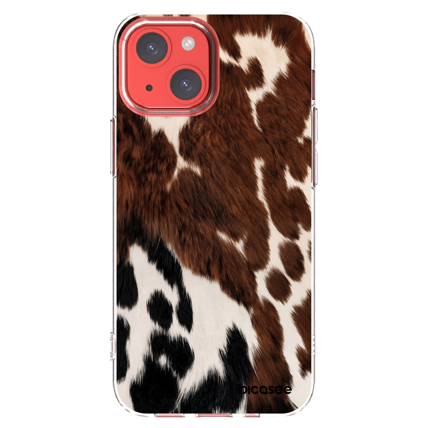 Picasee silikónový prehľadný obal pre Apple iPhone 13 mini - Rust