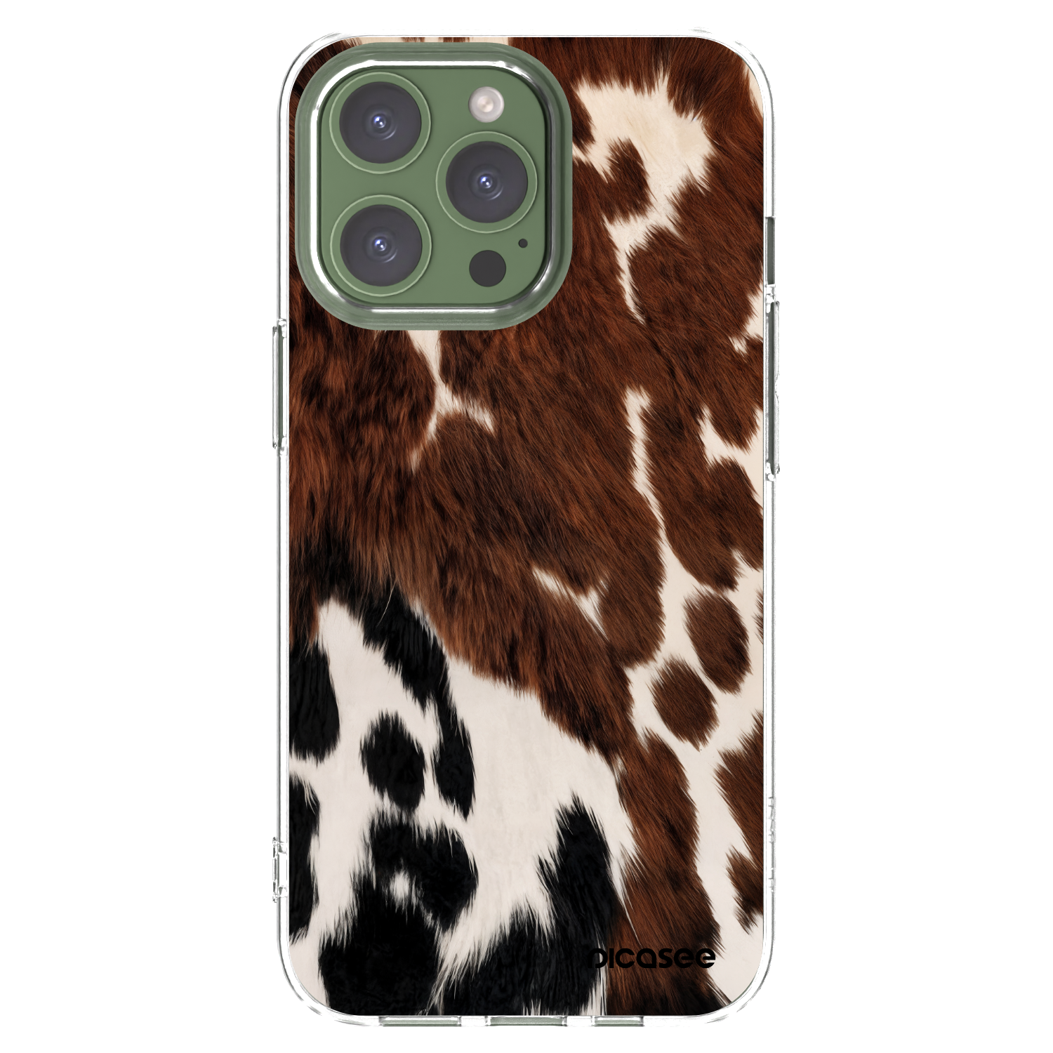 Picasee silikónový prehľadný obal pre Apple iPhone 13 Pro - Rust
