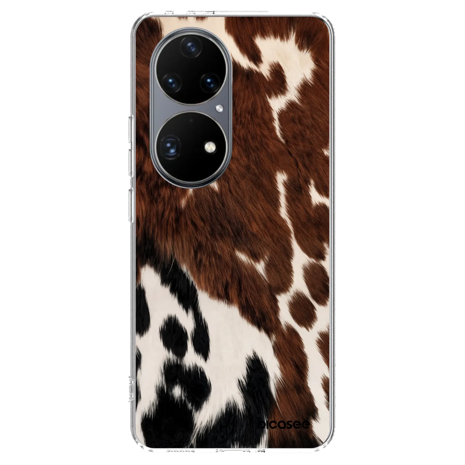 Picasee silikónový prehľadný obal pre Huawei P50 - Rust