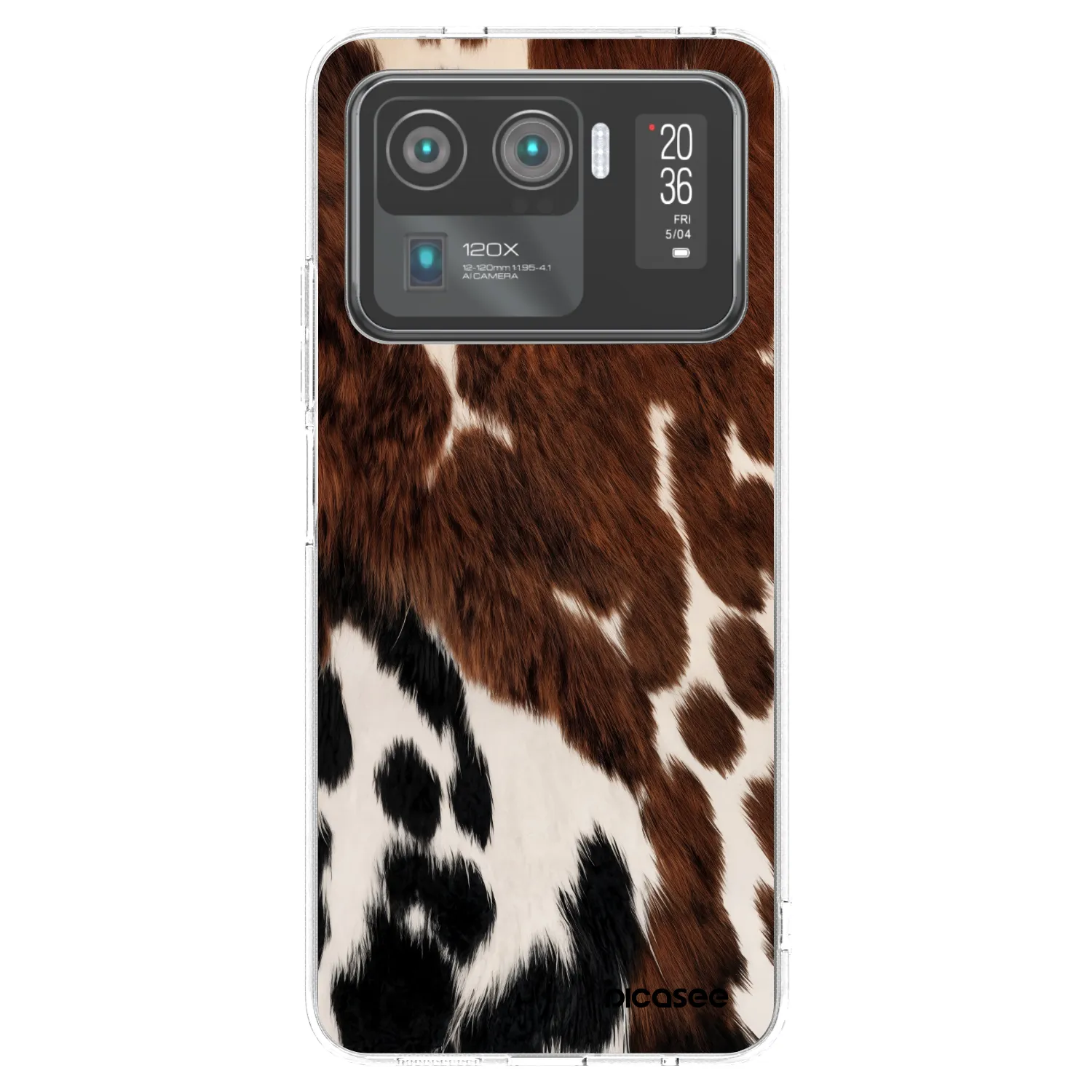 Picasee silikónový prehľadný obal pre Xiaomi Mi 11 Ultra - Rust