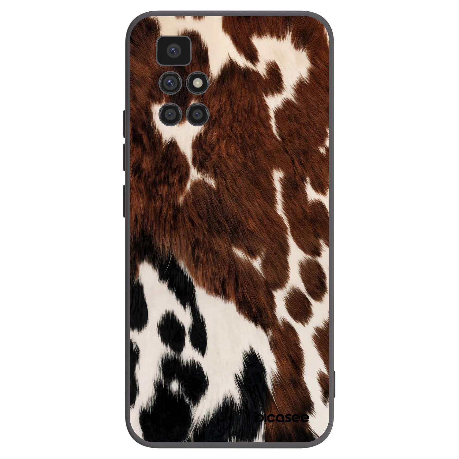 Picasee silikónový čierny obal pre Xiaomi Redmi 10 - Rust