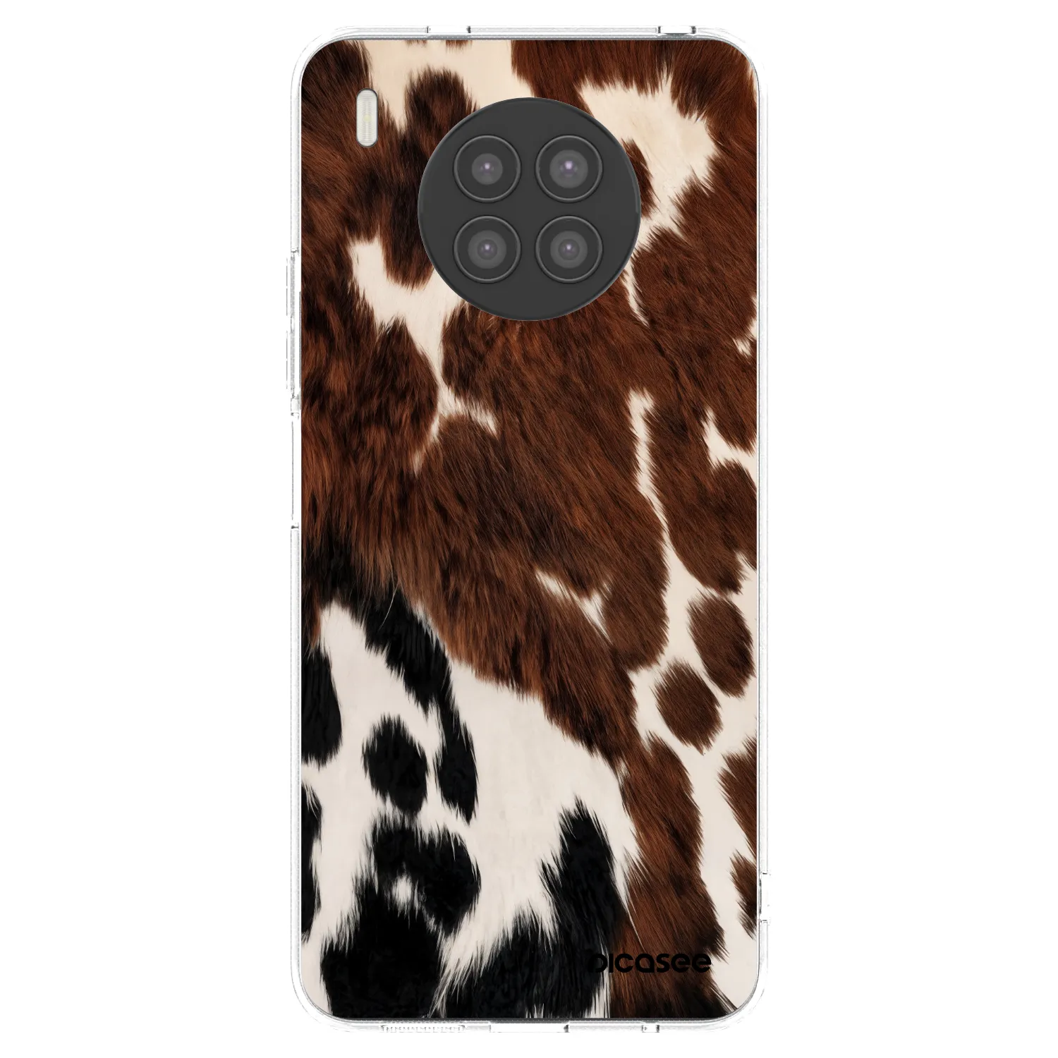 Picasee silikónový prehľadný obal pre Huawei Nova 8i - Rust