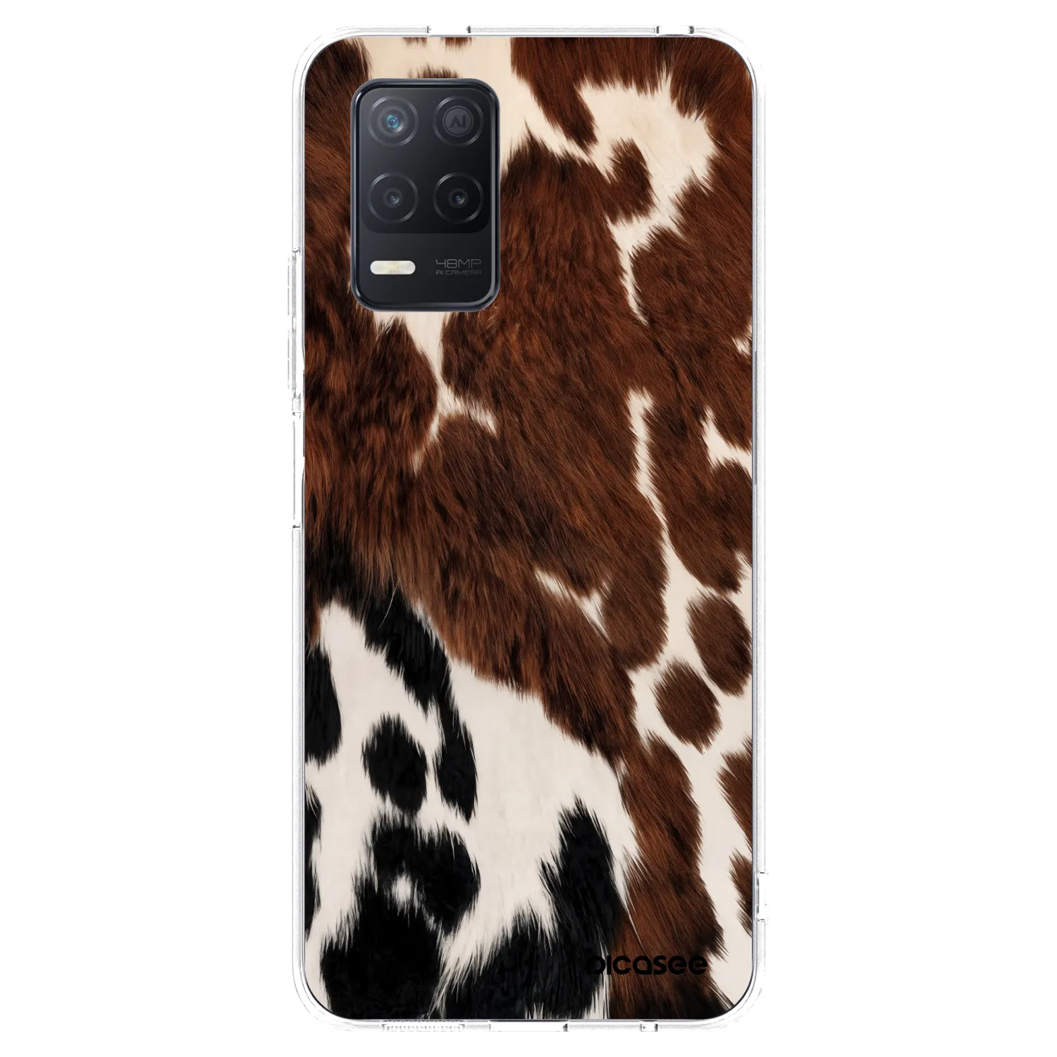Picasee silikónový prehľadný obal pre Realme 8 5G - Rust