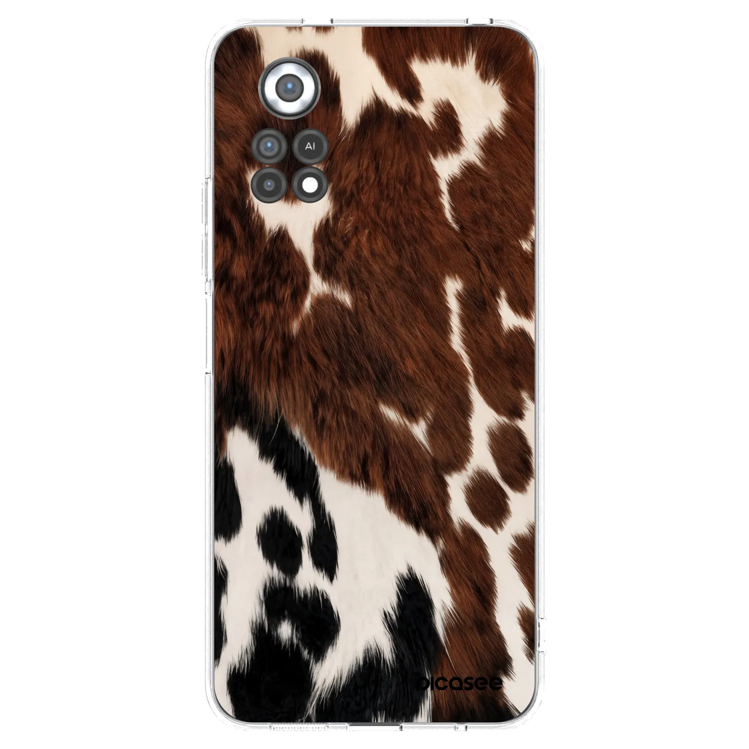 Picasee silikónový prehľadný obal pre Xiaomi Poco X4 Pro 5G - Rust