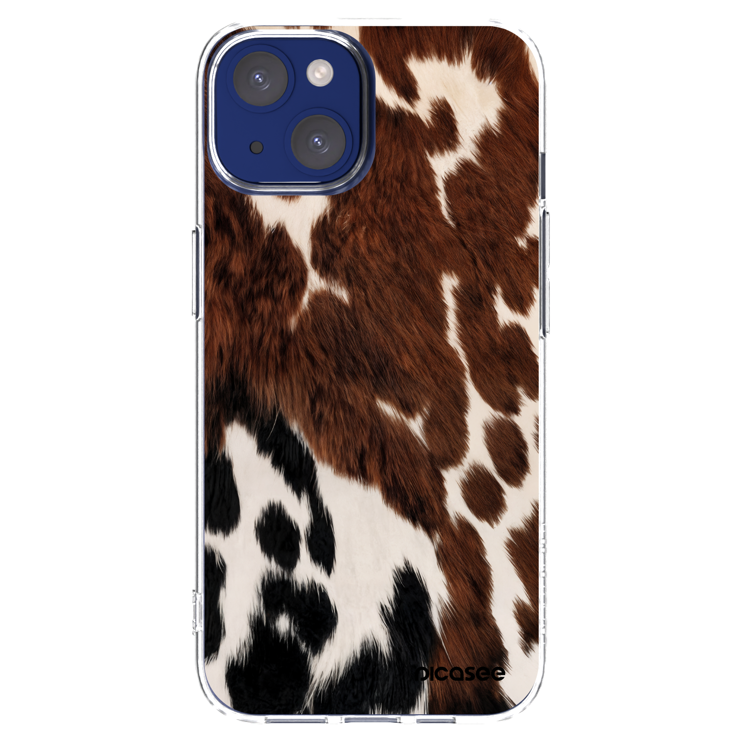 Silikónový prehľadný obal pre Apple iPhone 14 - Rust