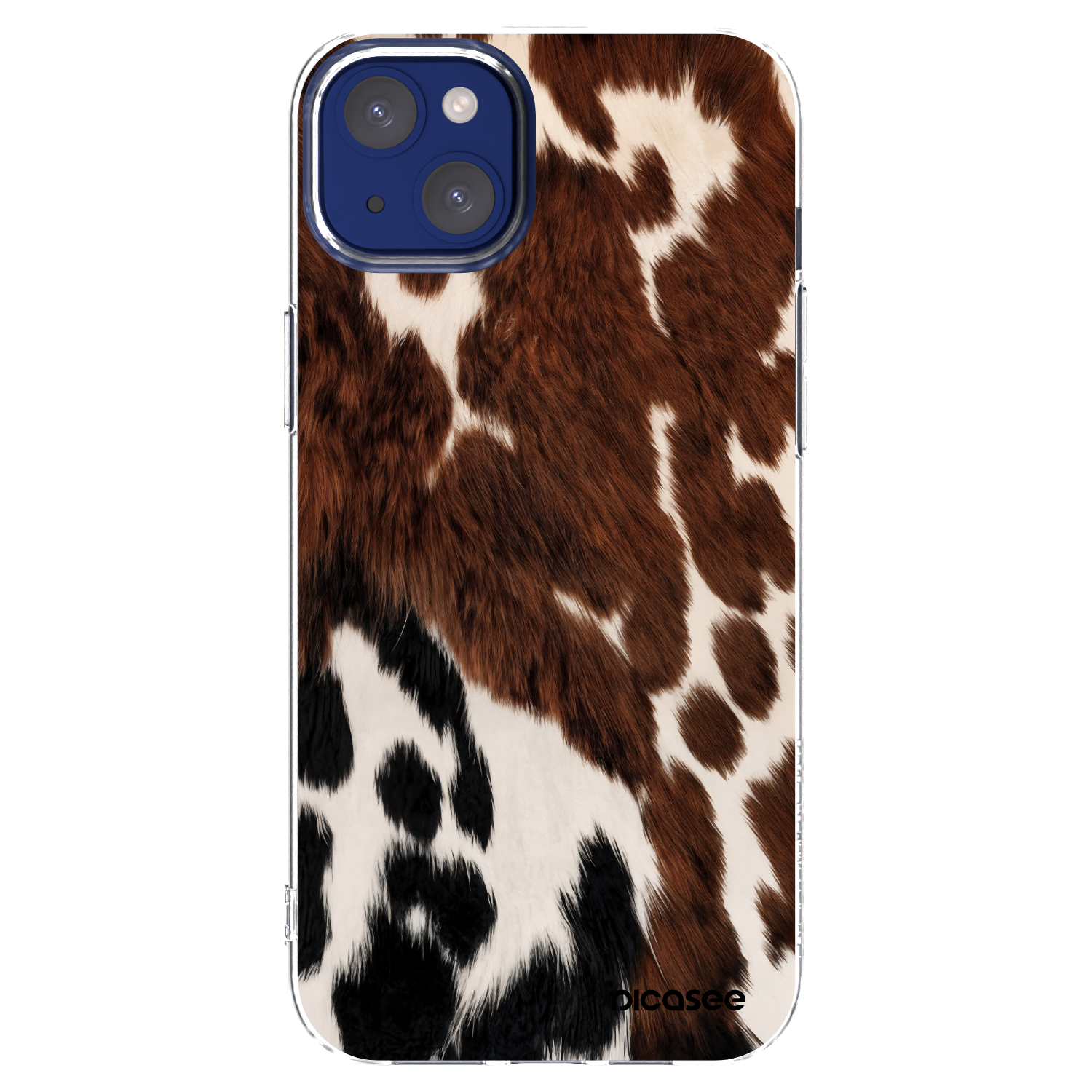Picasee silikónový prehľadný obal pre Apple iPhone 14 Plus - Rust