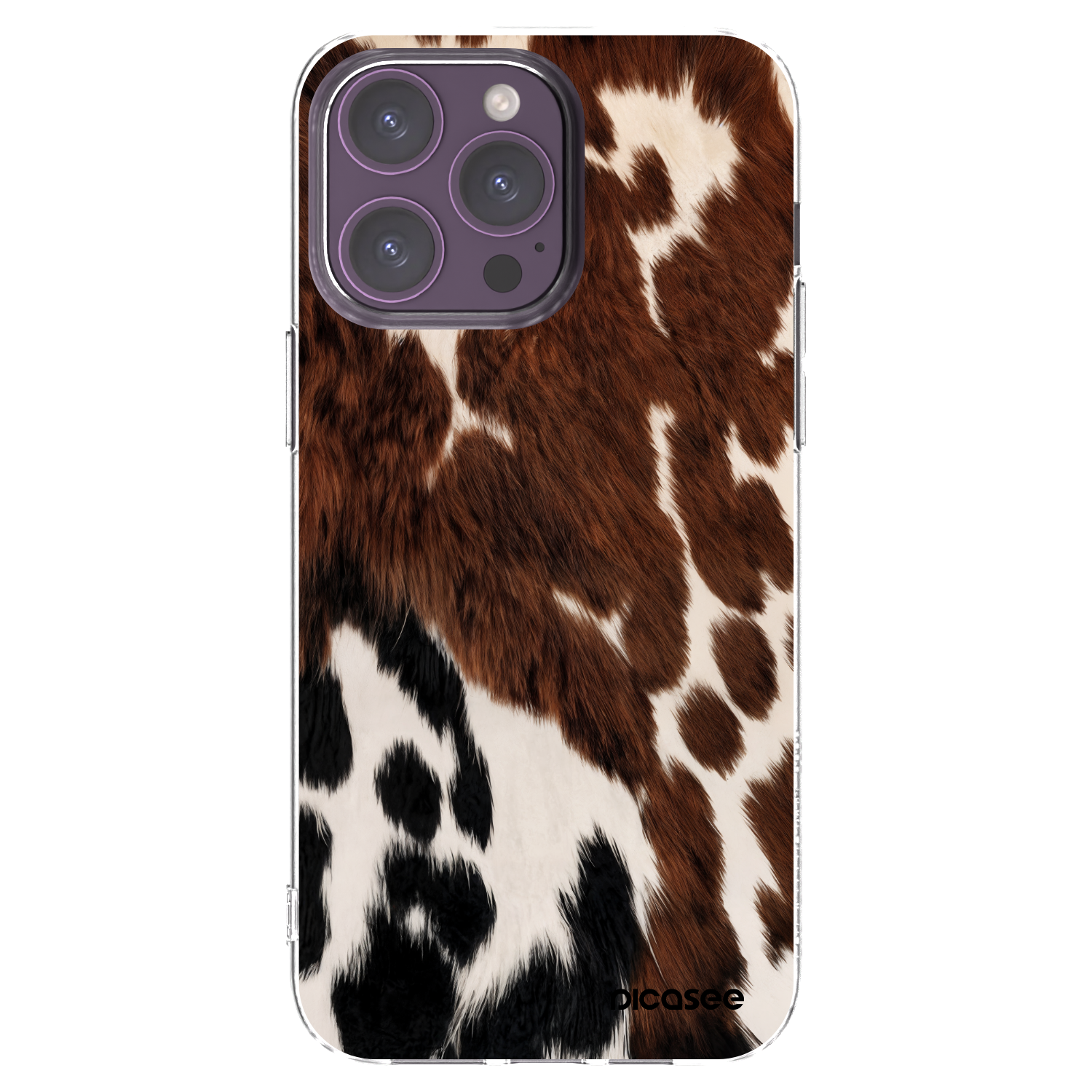 Picasee silikónový prehľadný obal pre Apple iPhone 14 Pro Max - Rust