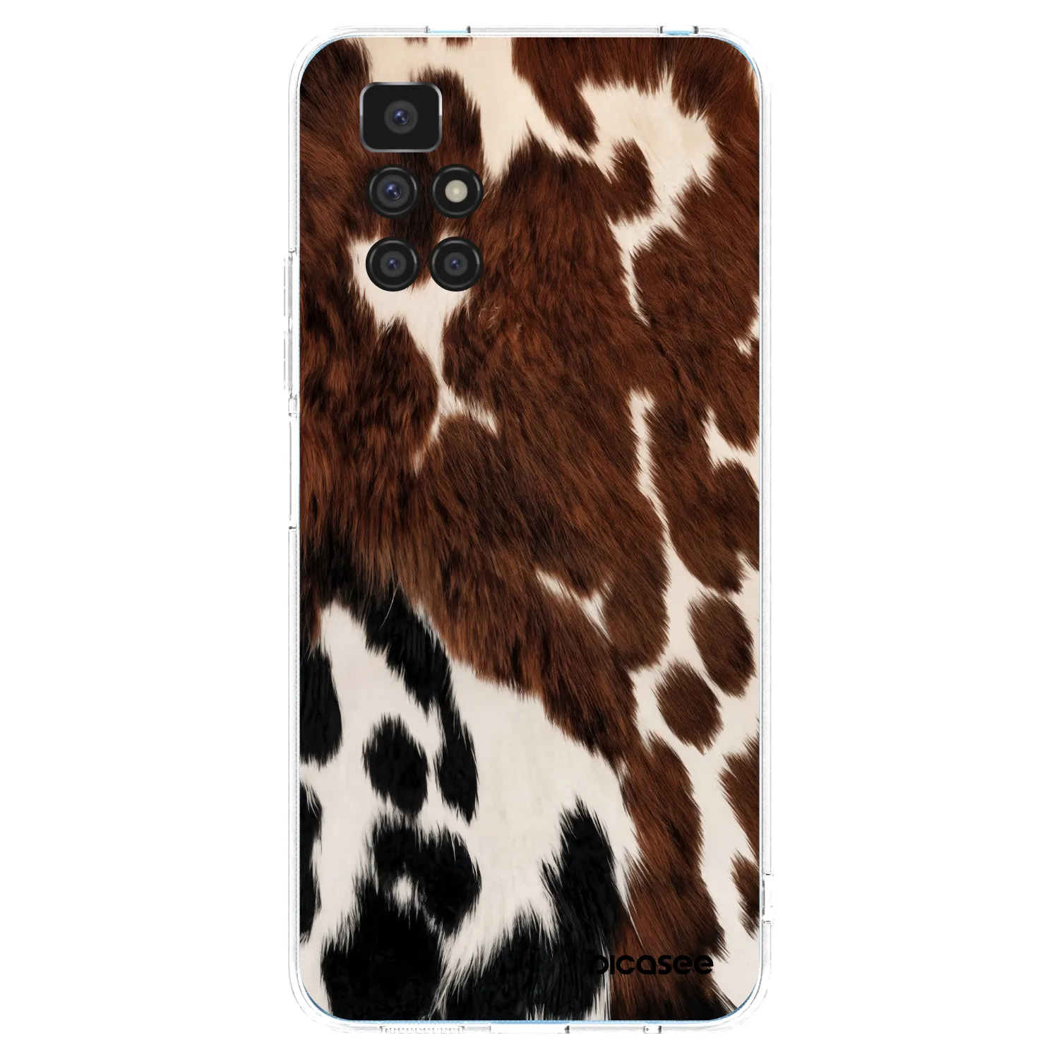 Silikónový prehľadný obal pre Xiaomi Redmi 10 (2022) - Rust