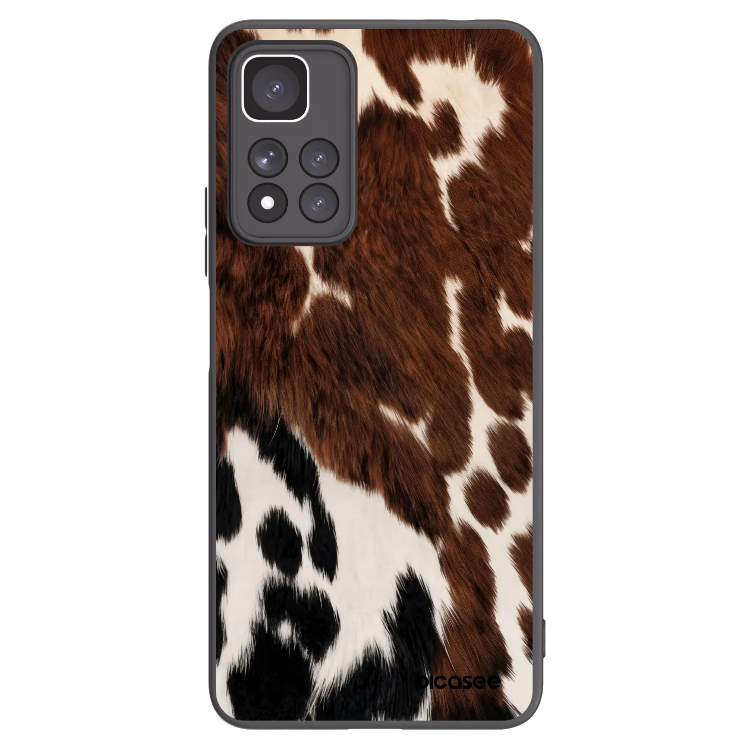 Picasee silikónový čierny obal pre Xiaomi Redmi Note 11 Pro+ 5G - Rust