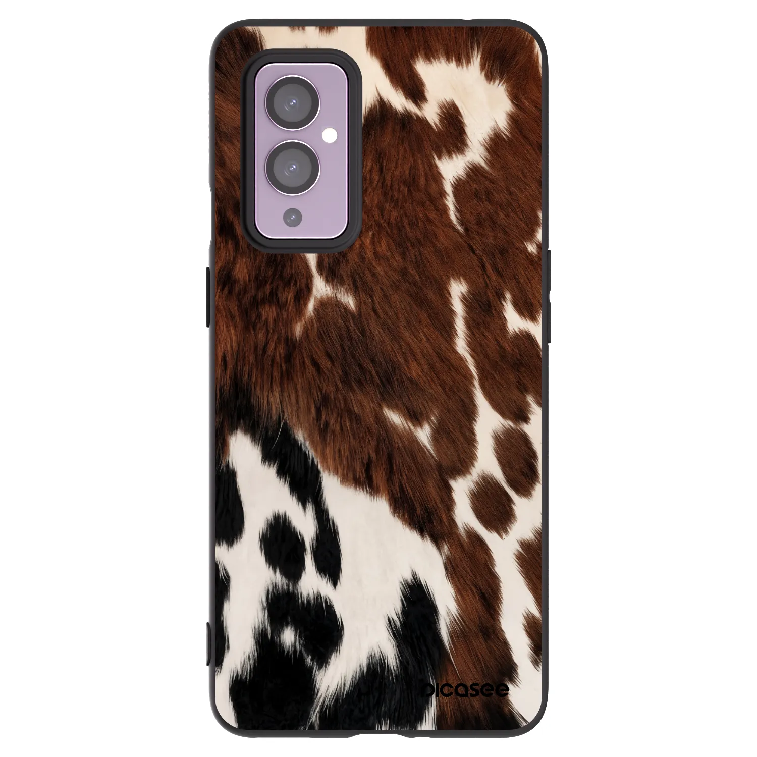 Picasee silikónový čierny obal pre OnePlus 9 - Rust