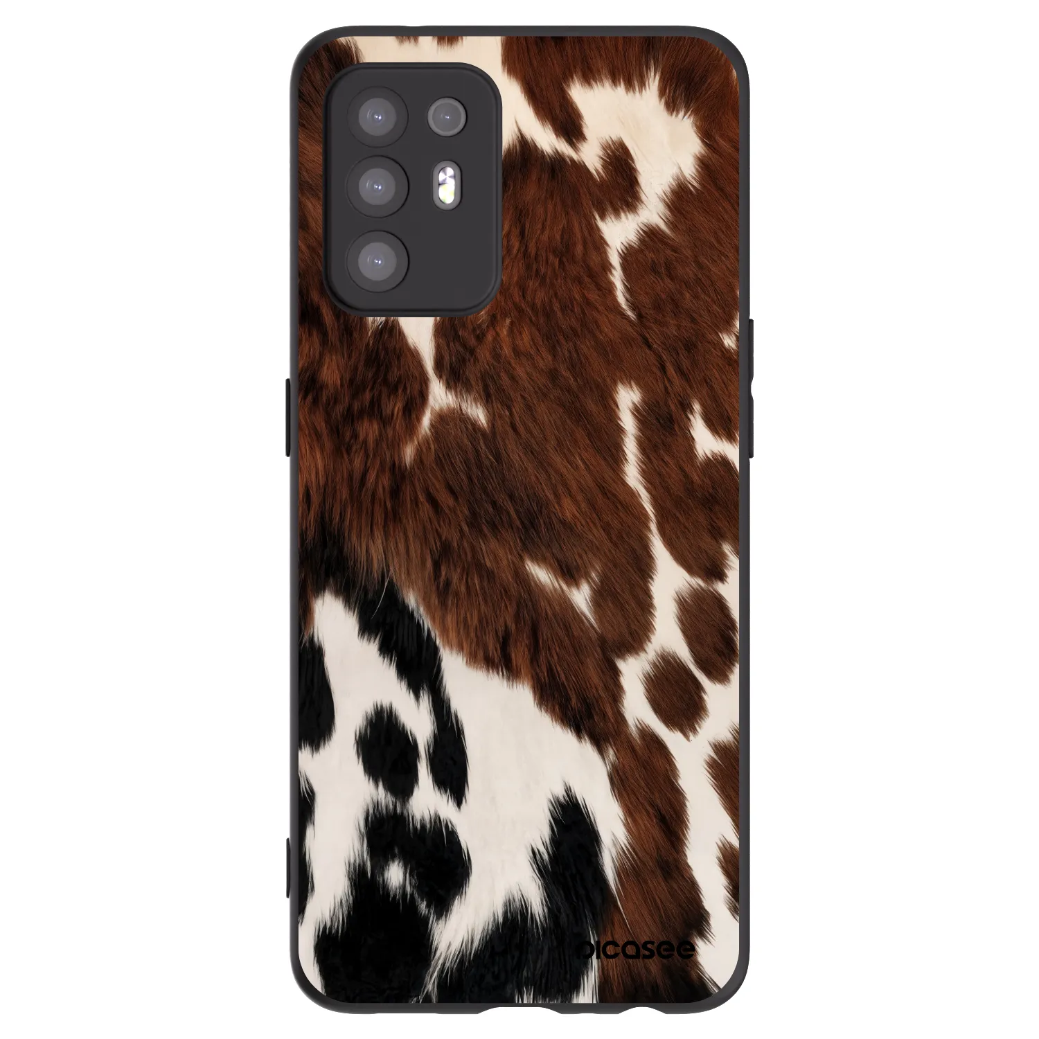Picasee silikónový čierny obal pre OPPO A94 5G - Rust