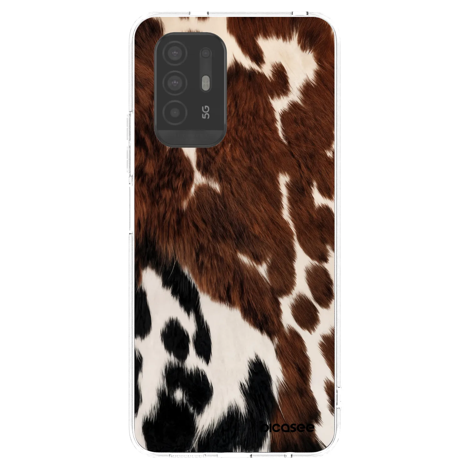 Silikónový prehľadný obal pre OPPO A94 5G - Rust