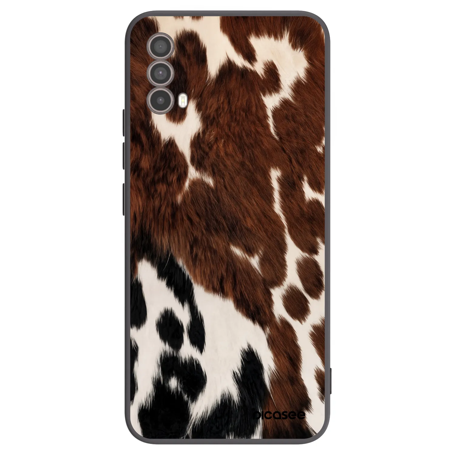 Picasee silikónový čierny obal pre Motorola Moto E40 - Rust