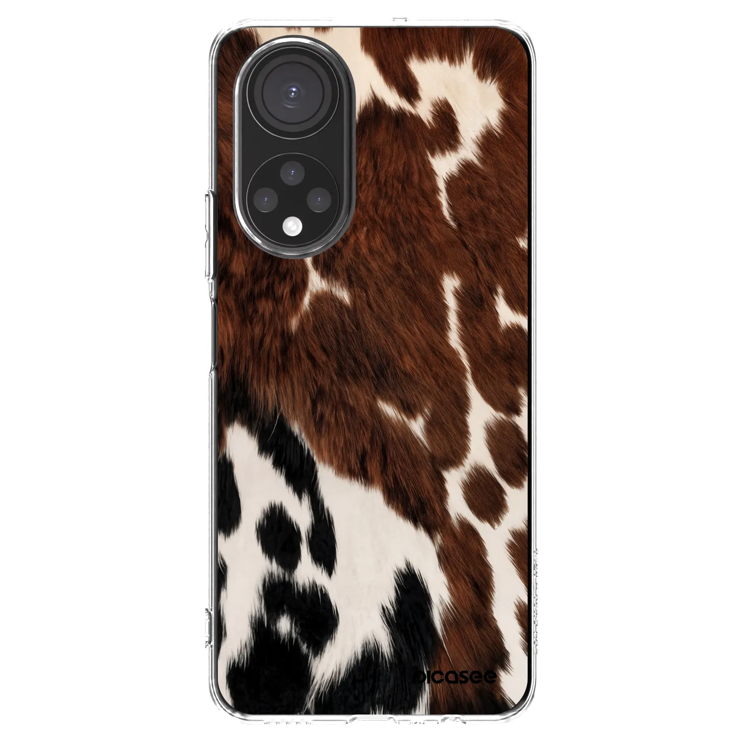 Picasee silikónový prehľadný obal pre Honor X7 - Rust