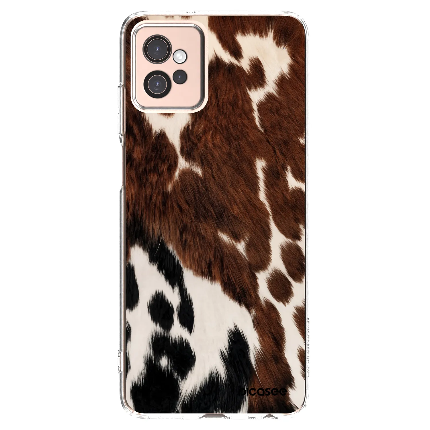 Picasee silikónový prehľadný obal pre Motorola Moto G32 - Rust