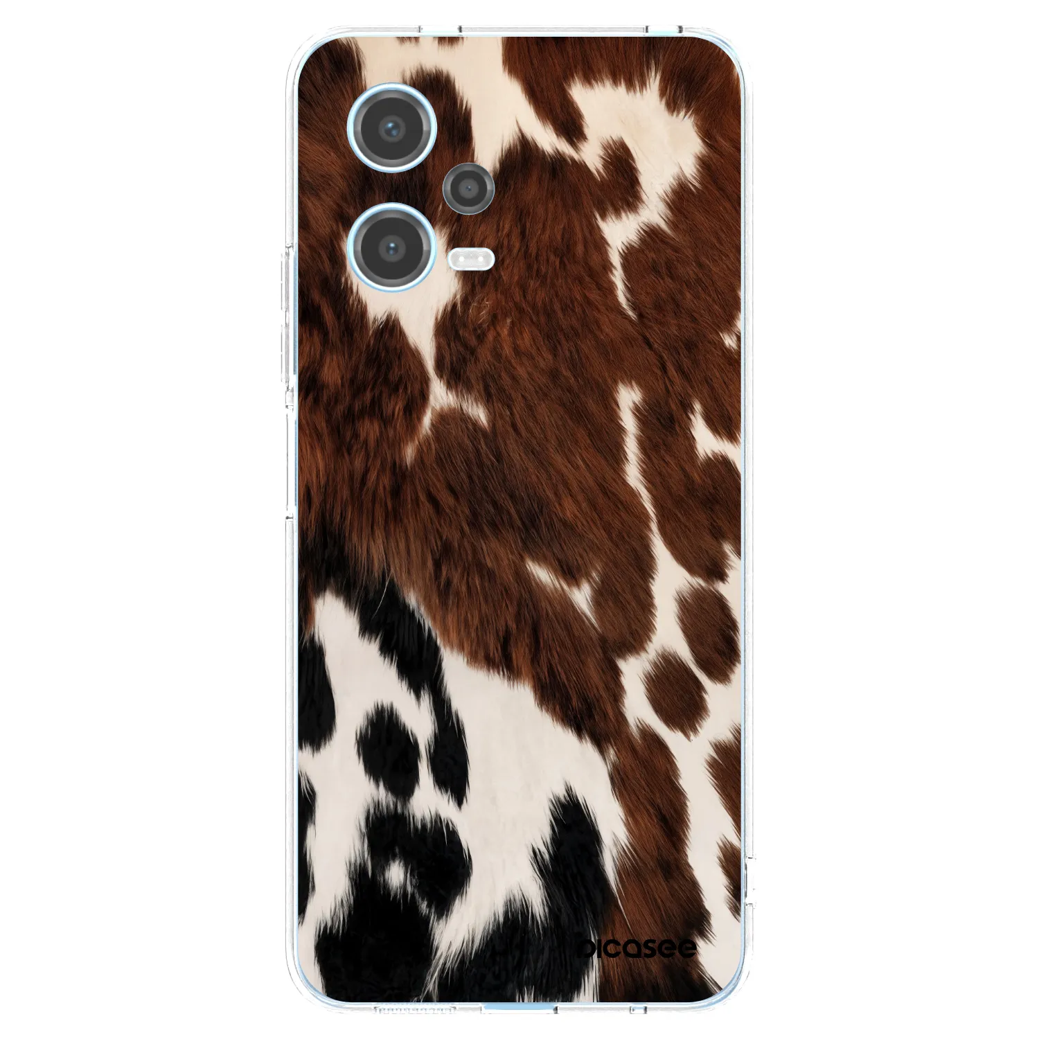 Picasee silikónový prehľadný obal pre Xiaomi Redmi Note 12 5G - Rust