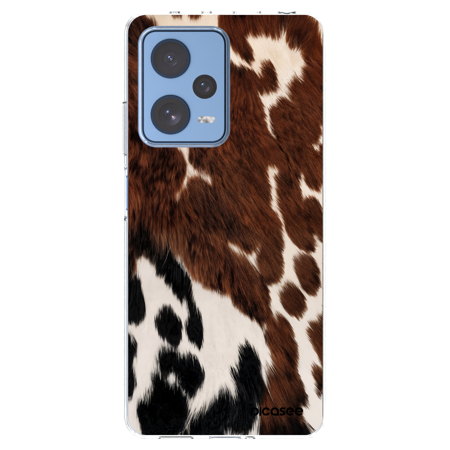 Picasee silikónový prehľadný obal pre Xiaomi Redmi Note 12 Pro 5G - Rust
