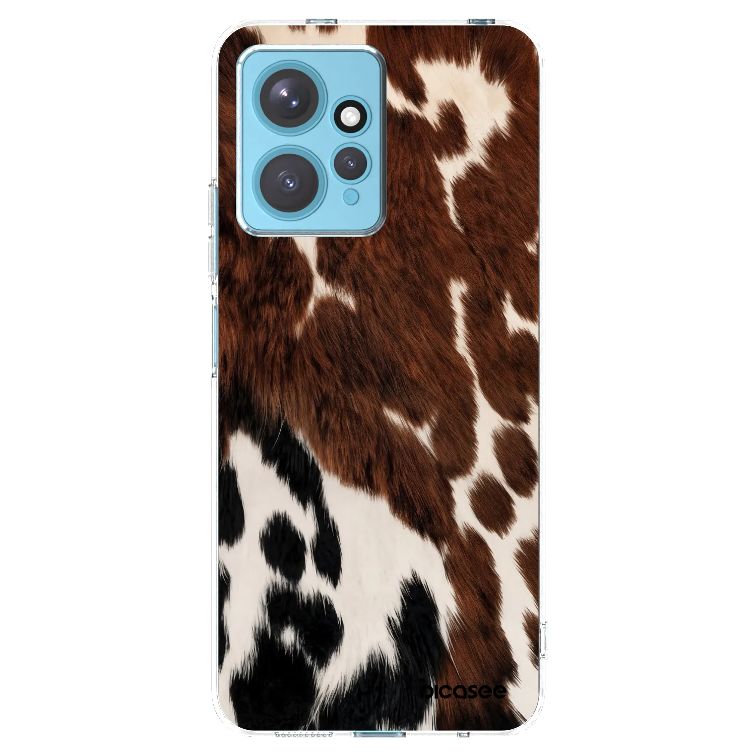 Picasee silikónový prehľadný obal pre Xiaomi Redmi Note 12 4G - Rust