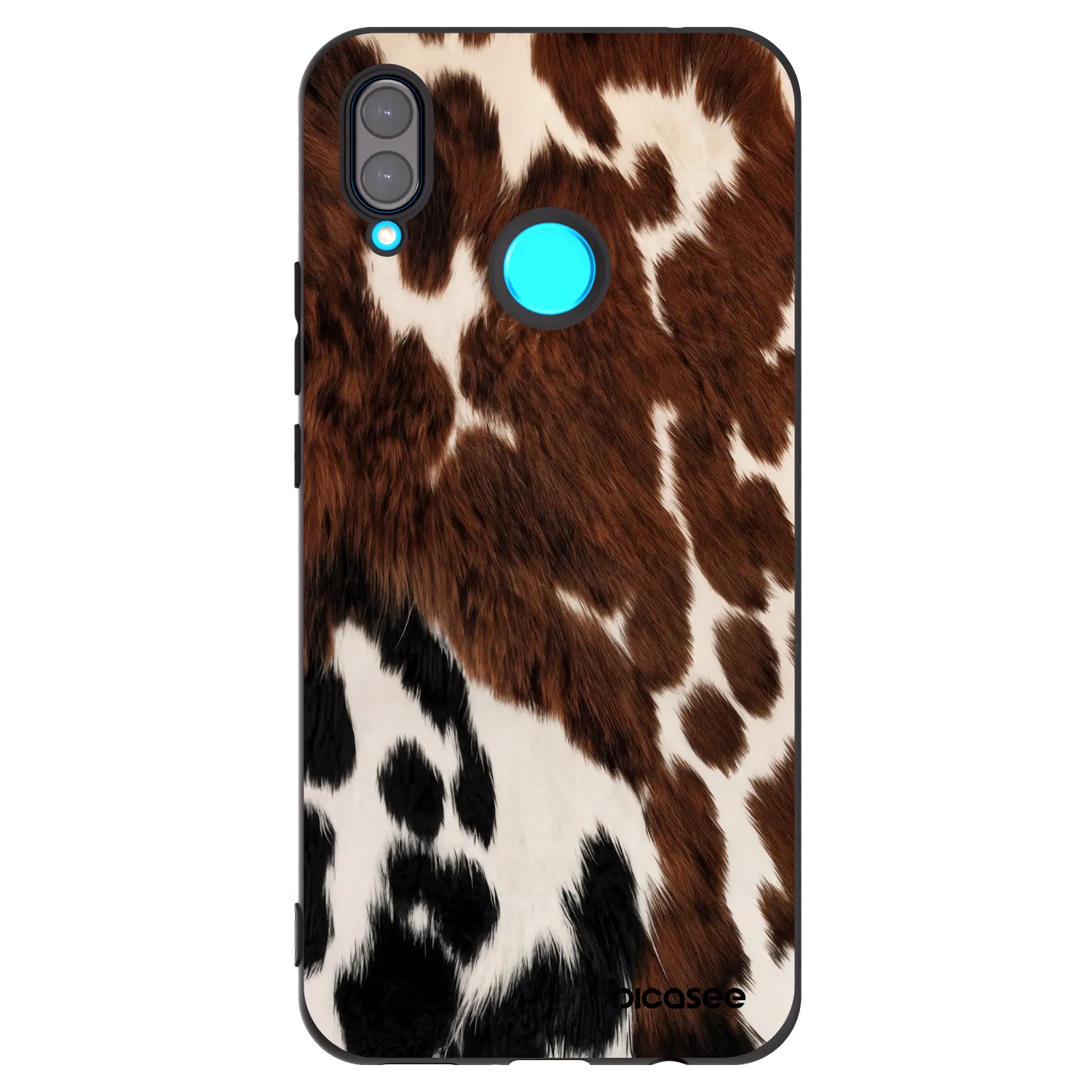 Picasee silikónový čierny obal pre Huawei Nova 3 - Rust