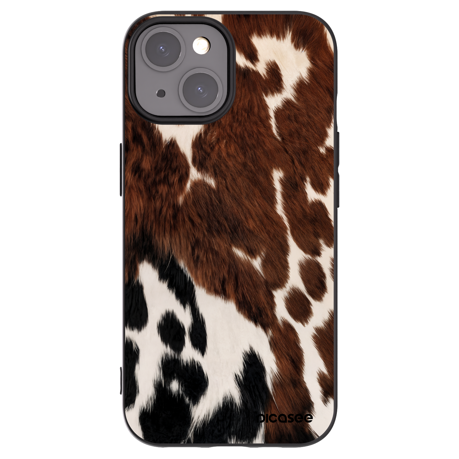 Picasee silikónový čierny obal pre Apple iPhone 15 - Rust