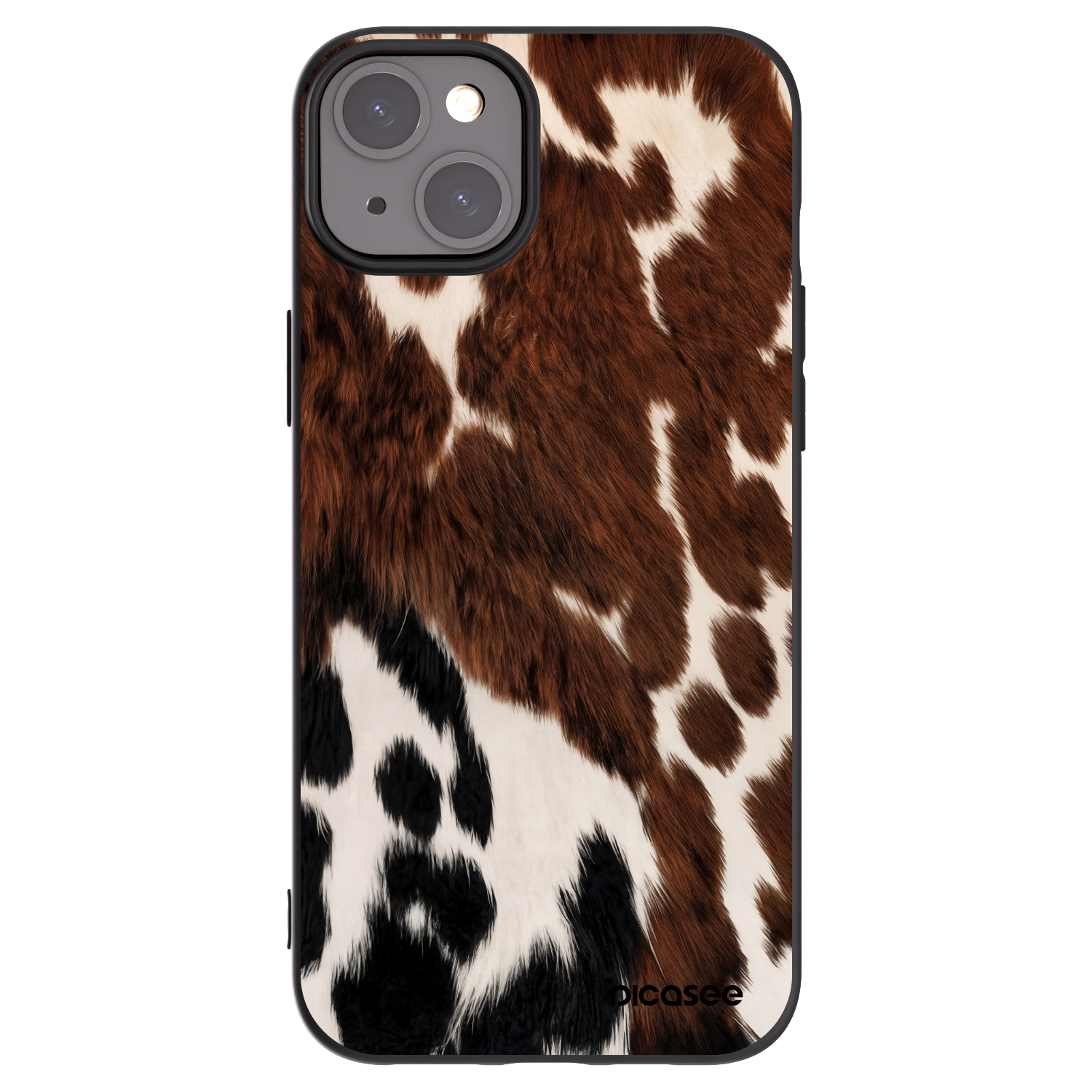 Picasee silikónový čierny obal pre Apple iPhone 15 Plus - Rust