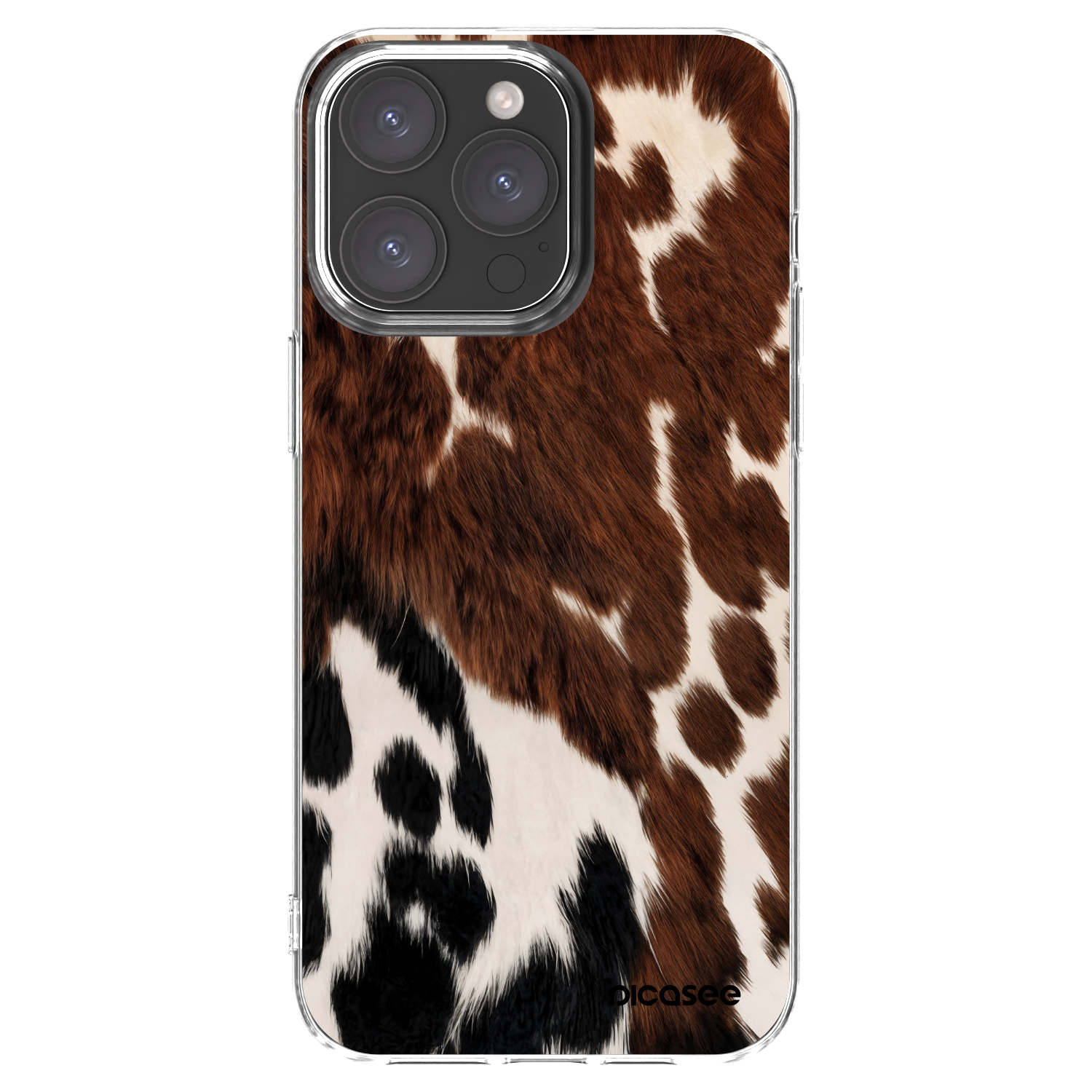 Picasee silikónový prehľadný obal pre Apple iPhone 15 Pro Max - Rust