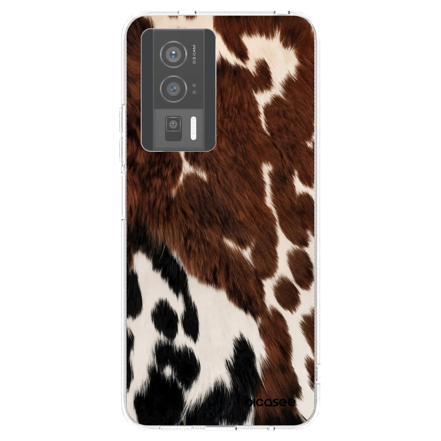 Picasee silikónový prehľadný obal pre Xiaomi Poco F5 Pro 5G - Rust