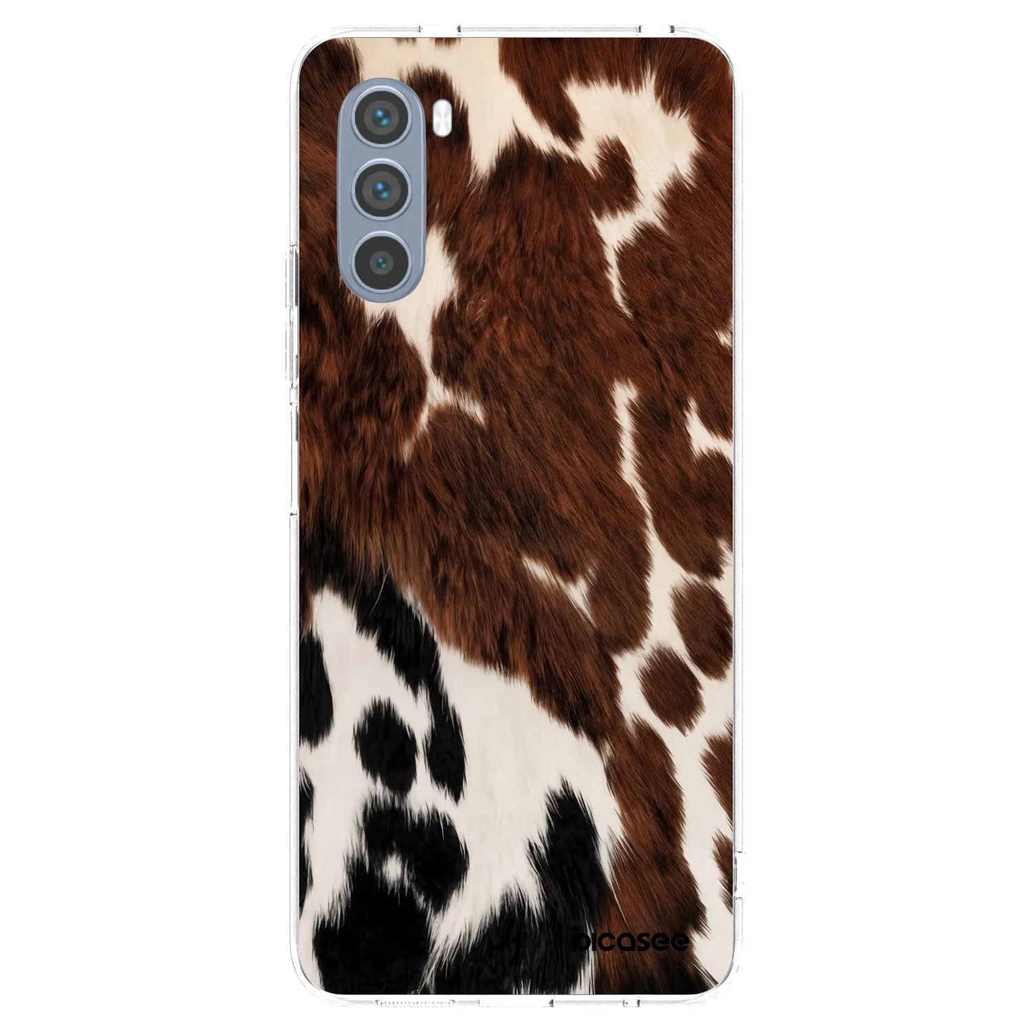 Silikónový prehľadný obal pre Motorola Moto G62 - Rust
