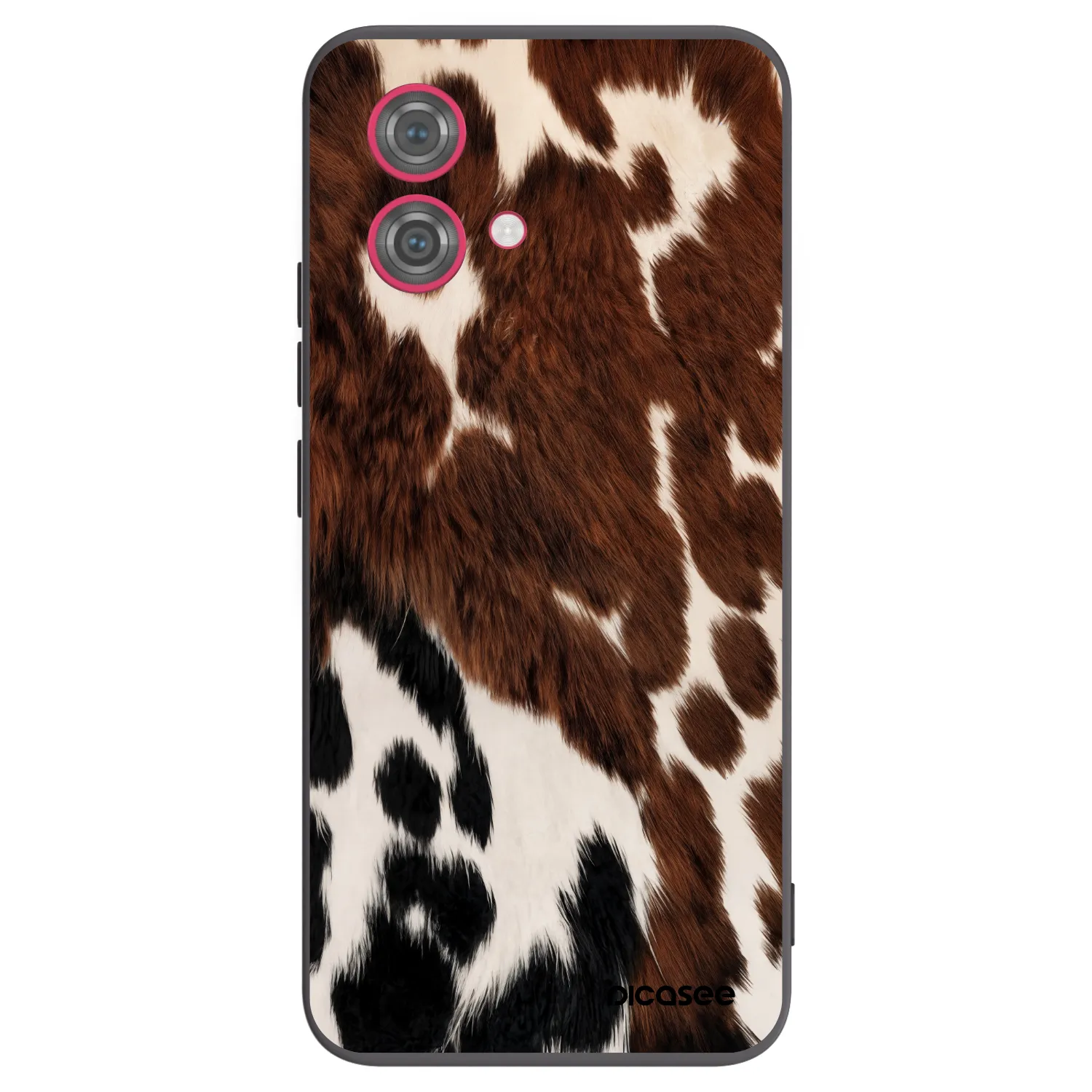 Silikónový čierny obal pre Motorola Moto G84 5G - Rust