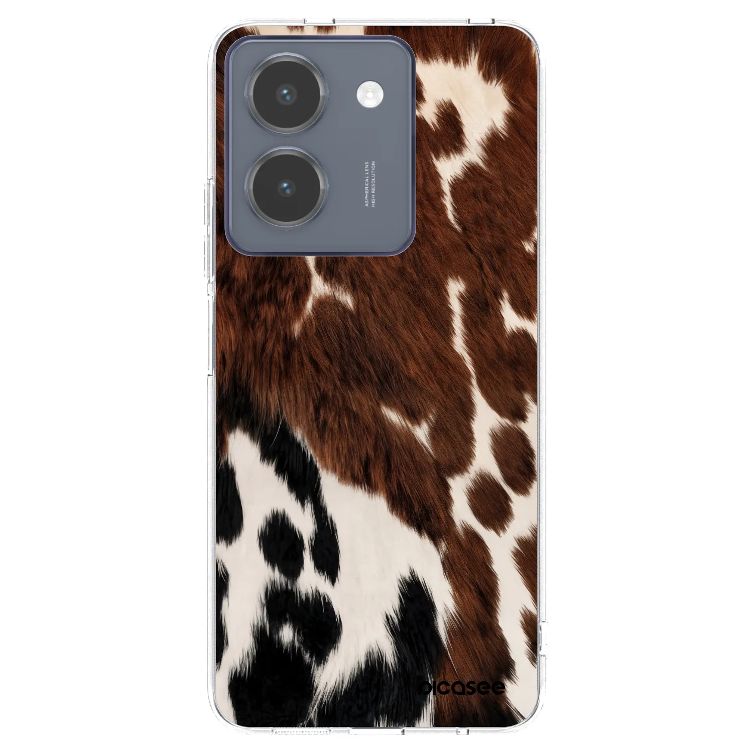 Picasee silikónový prehľadný obal pre Vivo Y36 4G - Rust