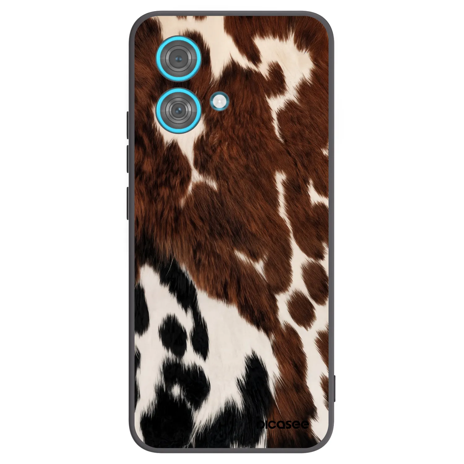 Picasee silikónový čierny obal pre Motorola Edge 40 Neo - Rust