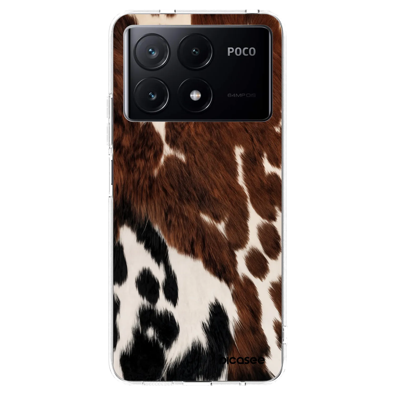 Picasee silikónový prehľadný obal pre Xiaomi Poco X6 Pro - Rust