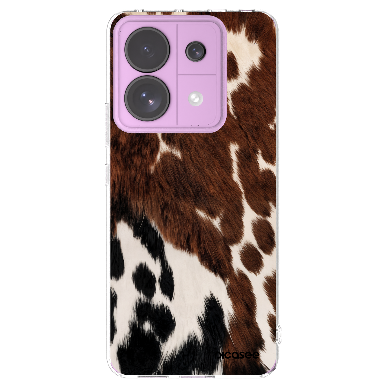 Picasee silikónový prehľadný obal pre Xiaomi Redmi Note 13 Pro 5G - Rust