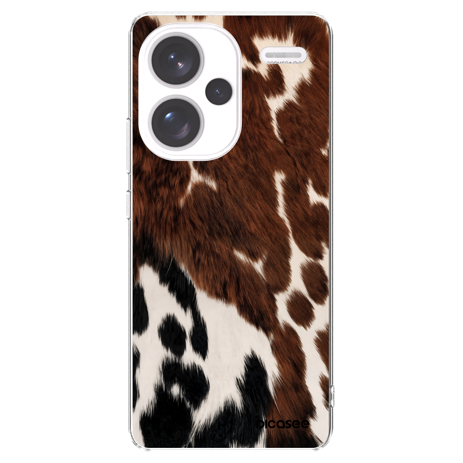 Picasee silikónový prehľadný obal pre Xiaomi Redmi Note 13 Pro+ 5G - Rust