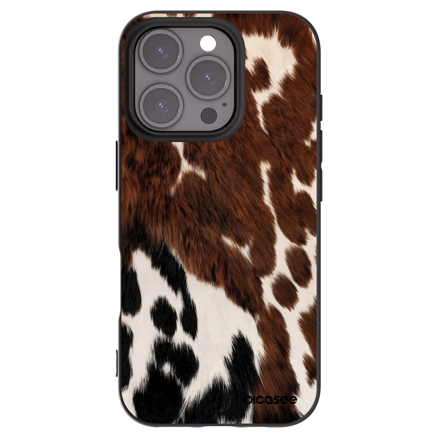 Picasee silikónový čierny obal pre Apple iPhone 16 Pro - Rust