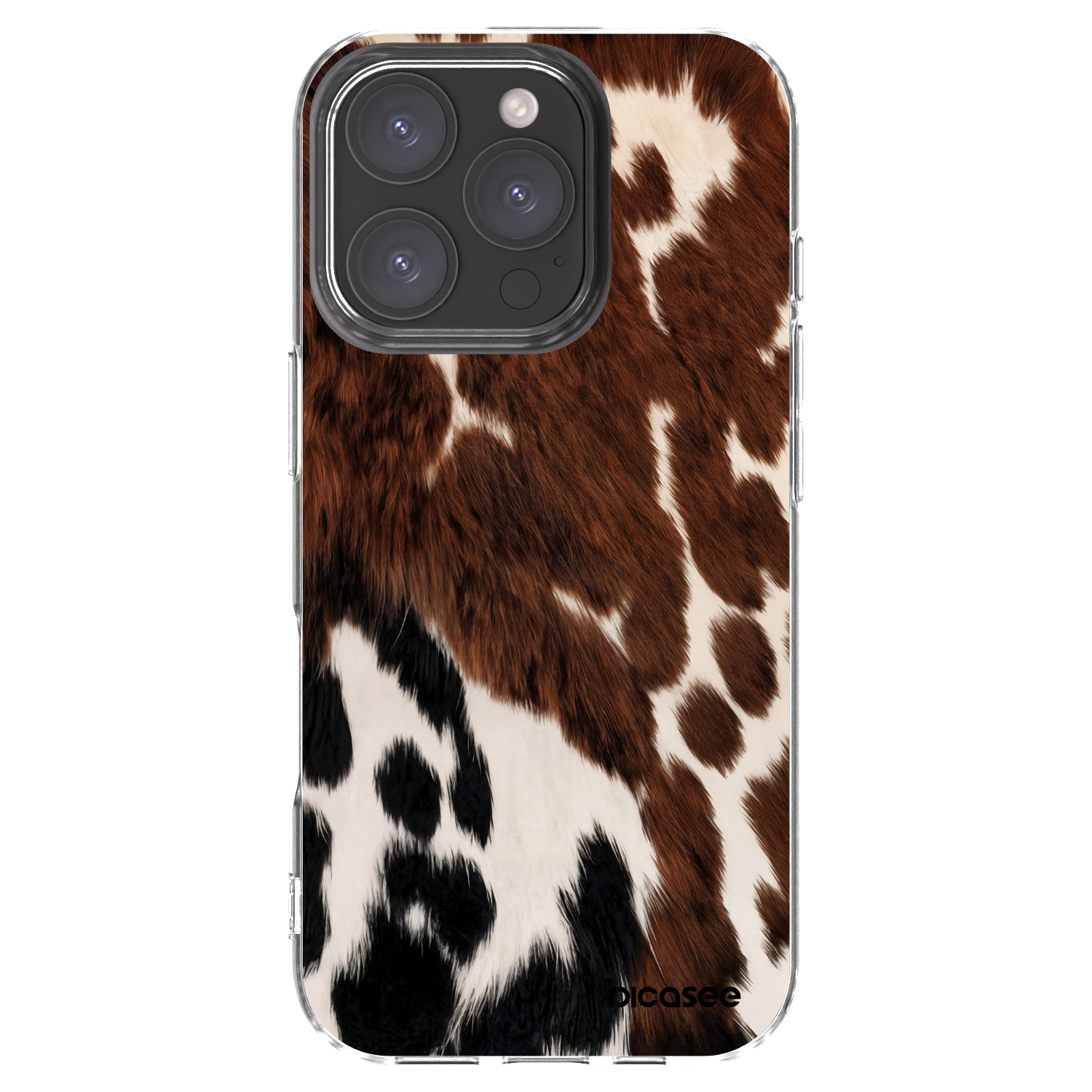 Picasee silikónový prehľadný obal pre Apple iPhone 16 Pro - Rust