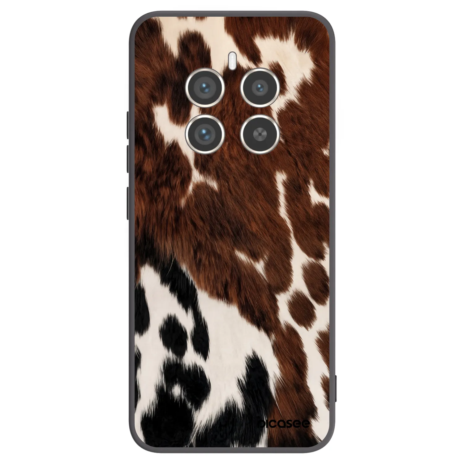 Picasee silikónový čierny obal pre Realme 12 Pro 5G - Rust