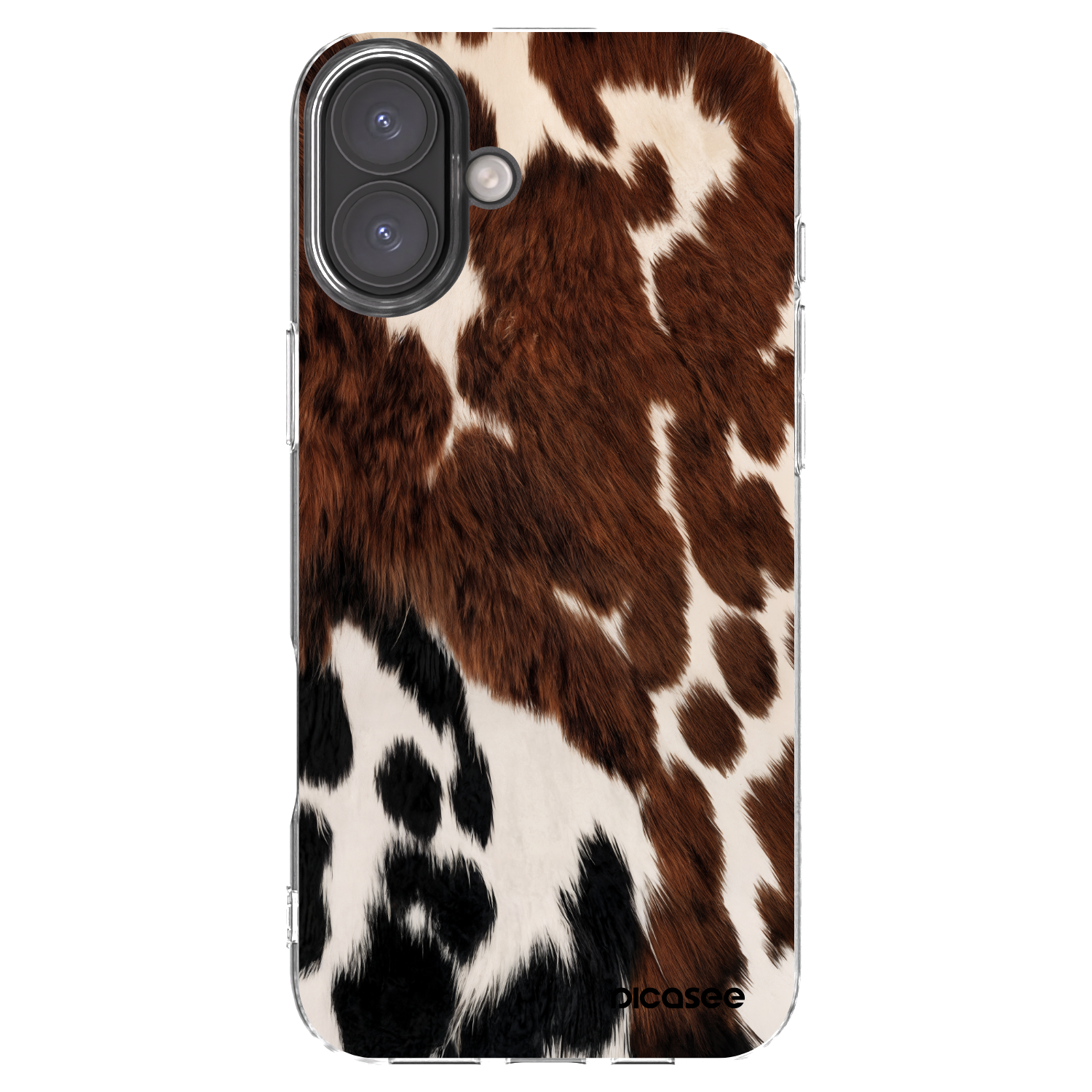 Picasee silikónový prehľadný obal pre Apple iPhone 16 Plus - Rust