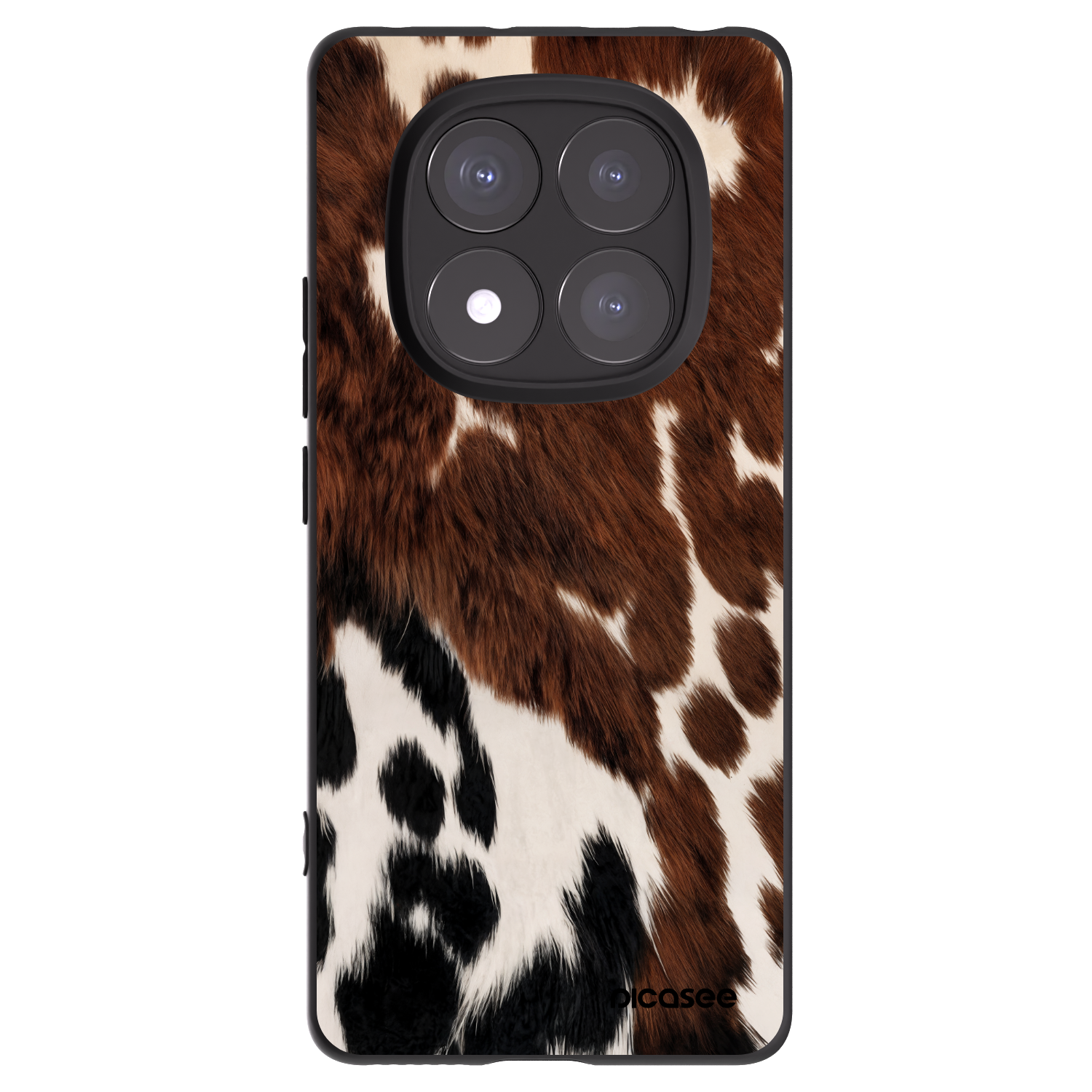 Picasee silikónový čierny obal pre Xiaomi Redmi Note 14 Pro+ 5G - Rust