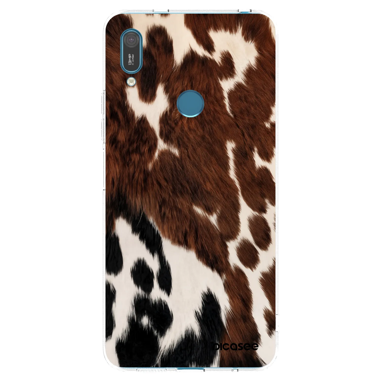 Picasee silikónový prehľadný obal pre Huawei Y7 2019 - Rust