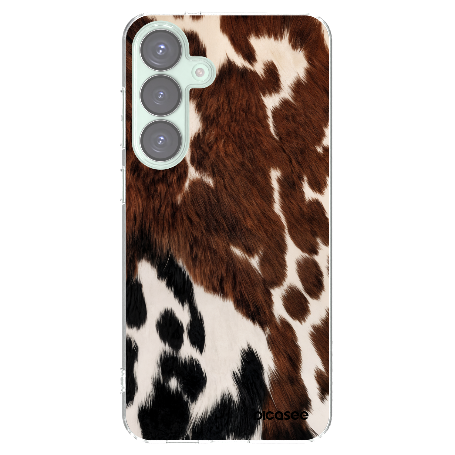 Picasee silikónový prehľadný obal pre Samsung Galaxy S25+ 5G - Rust